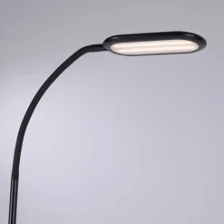 Lampadaire Leuchten-Direkt KELLY LED Noir, 1 lumière