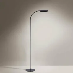 Lampadaire Leuchten-Direkt KELLY LED Noir, 1 lumière