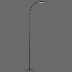 Lampadaire Leuchten-Direkt KELLY LED Noir, 1 lumière