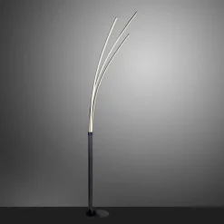 Lampadaire Leuchten-Direkt MAJA LED Noir, 1 lumière