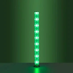 Lampadaire Leuchten-Direkt BINGO LED Chrome, 1 lumière, Télécommandes, Changeur de couleurs