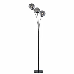 Lampadaire Leuchten-Direkt BIG WIDOW Noir, 3 lumières