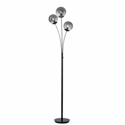 Lampadaire Leuchten-Direkt BIG WIDOW Noir, 3 lumières