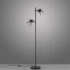 Lampadaire Leuchten-Direkt TINULA Noir, 2 lumières