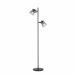 Lampadaire Leuchten-Direkt TINULA Noir, 2 lumières