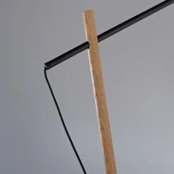 Lampadaire Leuchten-Direkt GREEN SOFIE Écru, Noir, 1 lumière