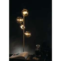 Lampadaire Luce Design NEPTUN Laiton, 4 lumières