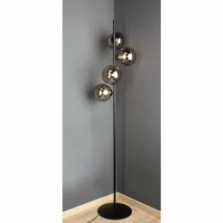 Lampadaire Luce Design NEPTUN Noir, 4 lumières