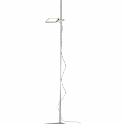 Lampadaire Luce-Design Book LED Argenté, 1 lumière