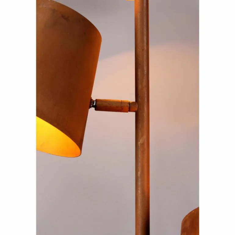 Lampadaire Luce-Design Colt Rouille, 3 lumières