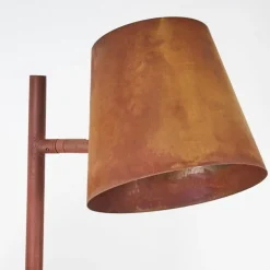 Lampadaire Lungre Rouille, 3 lumières