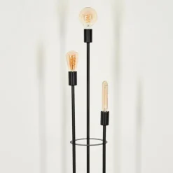 Lampadaire Maiford Noir, 3 lumières