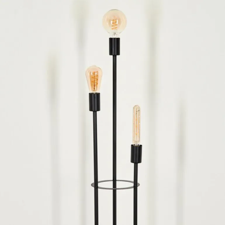 Lampadaire Maiford Noir, 3 lumières