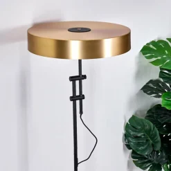 Lampadaire Manaus Noir, 2 lumières