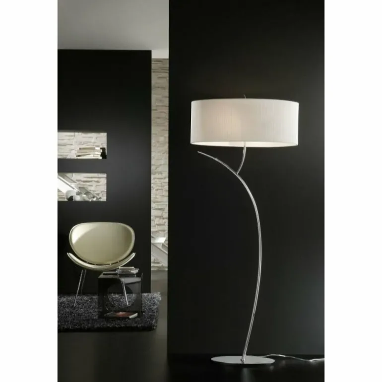 Lampadaire Mantra Eve Chrome, 2 lumières