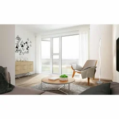 Lampadaire Mantra SAHARA LED Chrome, 1 lumière