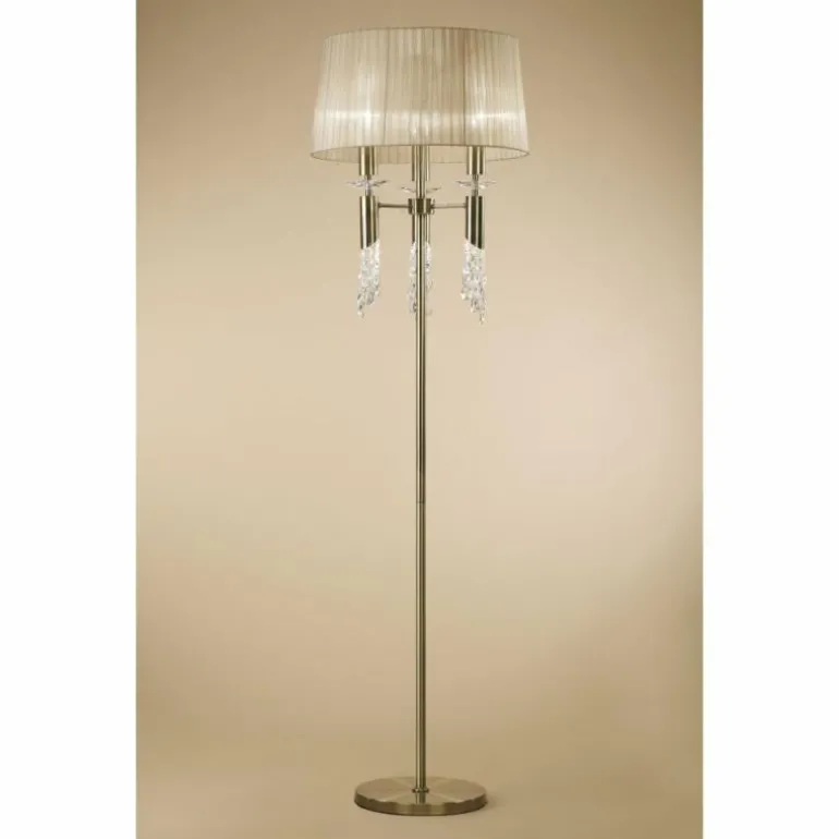 Lampadaire Mantra TIFFANY Brun, 3 lumières