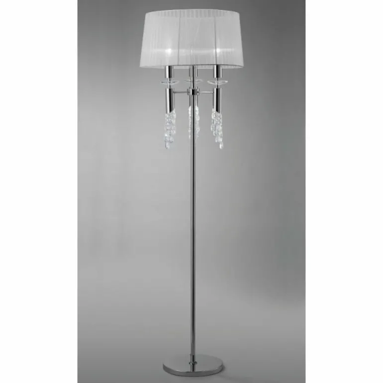 Lampadaire Mantra TIFFANY Chrome, 3 lumières