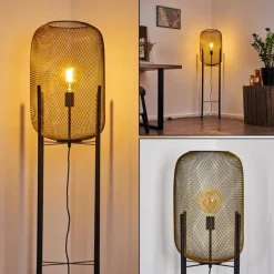 Lampadaire Moholm Noir, 1 lumière