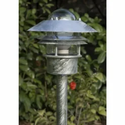 Lampadaire Nordlux Blokhus Acier inoxydable, Noir, Transparent, 1 lumière