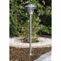 Lampadaire Nordlux Blokhus Acier inoxydable, Noir, Transparent, 1 lumière