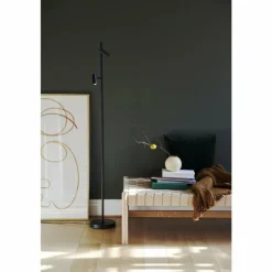 Lampadaire Nordlux OMARI LED Noir, 2 lumières