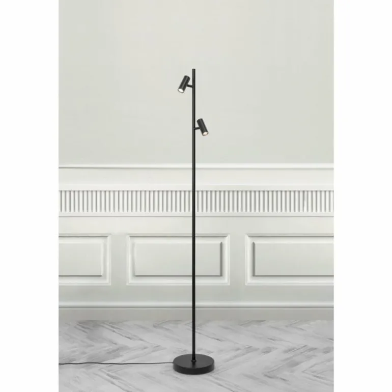 Lampadaire Nordlux OMARI LED Noir, 2 lumières