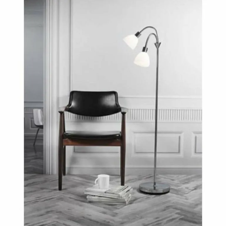 Lampadaire Nordlux RAY Chrome, 2 lumières