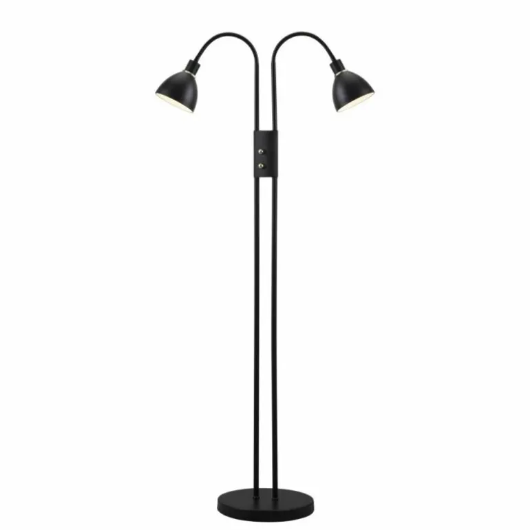 Lampadaire Nordlux RAY Noir, 2 lumières