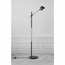 Lampadaire Nordlux THEO Bois clair, Noir, 1 lumière
