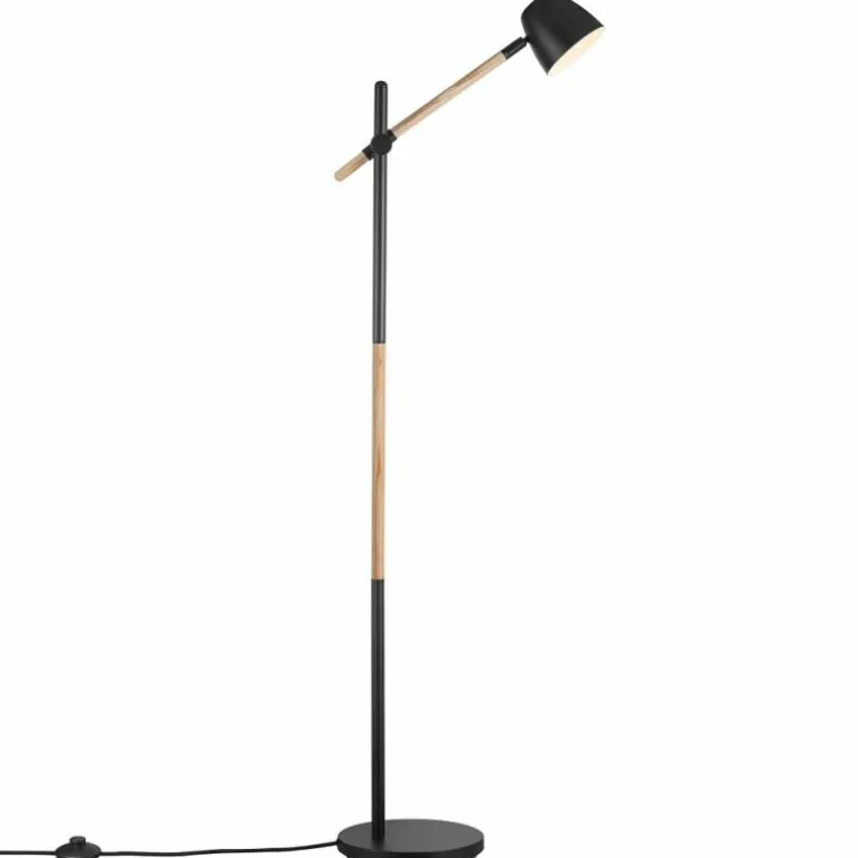 Lampadaire Nordlux THEO Bois clair, Noir, 1 lumière