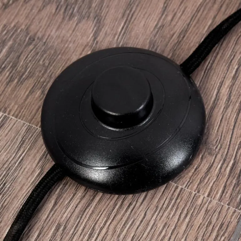 Lampadaire Oksbol Brun foncé, Gris, Acier brossé, 2 lumières