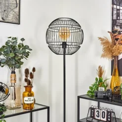 Lampadaire Pampanillo Noir, 1 lumière