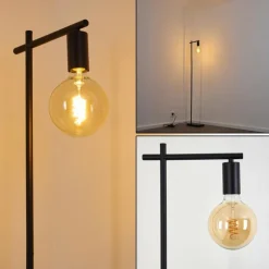 Lampadaire Pamunkey Noir, 1 lumière