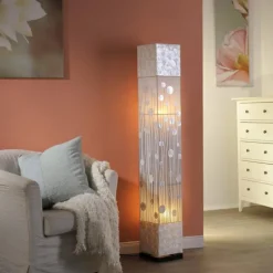 Lampadaire Paul Neuhaus ABUJA Blanc, 3 lumières