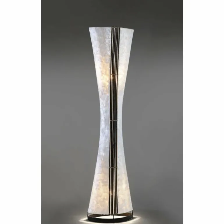 Lampadaire Paul Neuhaus ABUJA Noir, Blanc, 2 lumières