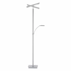 Lampadaire Paul Neuhaus ARTUR LED Acier inoxydable, 2 lumières