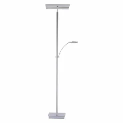Lampadaire Paul Neuhaus ARTUR LED Acier inoxydable, 2 lumières