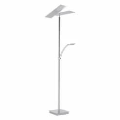 Lampadaire Paul Neuhaus ARTUR LED Acier inoxydable, 2 lumières