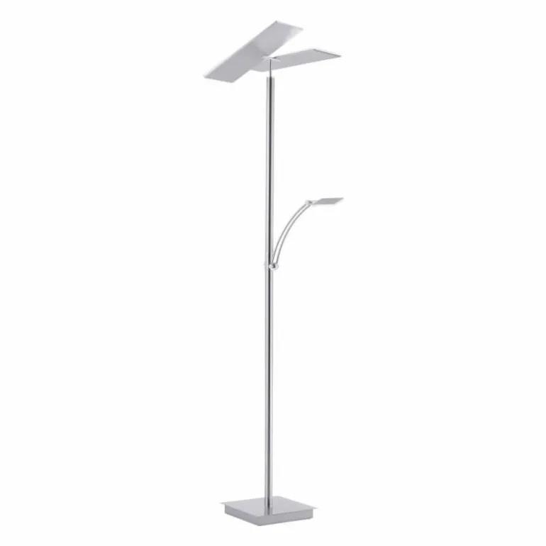 Lampadaire Paul Neuhaus ARTUR LED Acier inoxydable, 2 lumières