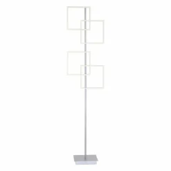 Lampadaire Paul Neuhaus INIGO LED Acier inoxydable, 4 lumières, Télécommandes