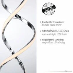 Lampadaire Paul Neuhaus KIRIBI LED Chrome, 1 lumière