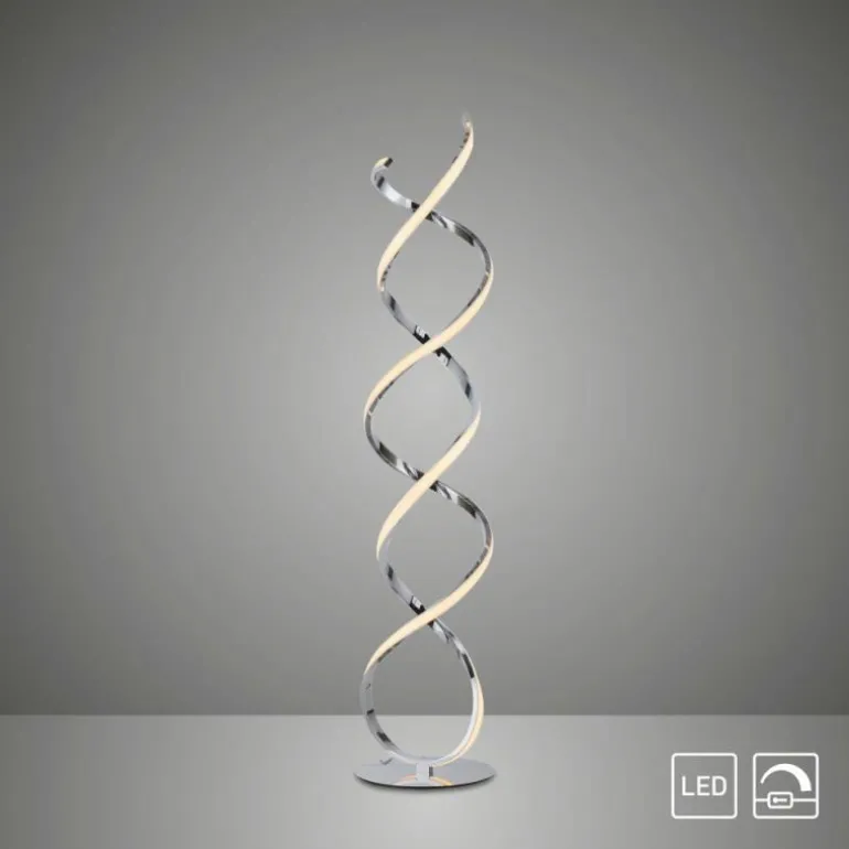 Lampadaire Paul Neuhaus KIRIBI LED Chrome, 1 lumière