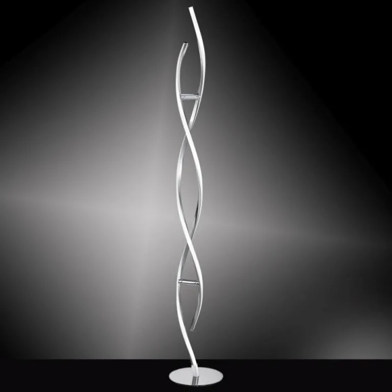 Lampadaire Paul Neuhaus POLINA LED Acier inoxydable, 2 lumières