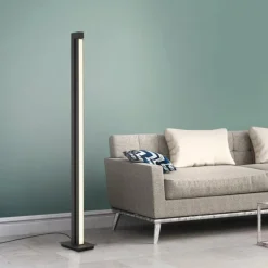 Lampadaire Paul Neuhaus PURE-LINES LED Anthracite, 1 lumière, Télécommandes