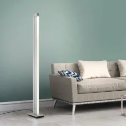 Lampadaire Paul Neuhaus PURE-LINES LED Aluminium, 1 lumière, Télécommandes