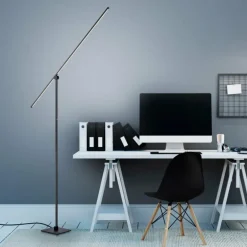 Lampadaire Paul Neuhaus PURE-GRAFO LED Noir, 1 lumière