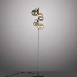 Lampadaire Paul Neuhaus POPSICLE LED Noir, 7 lumières