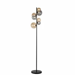 Lampadaire Paul Neuhaus POPSICLE LED Noir, 7 lumières
