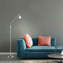 Lampadaire Paul Neuhaus PINO Acier inoxydable, 1 lumière